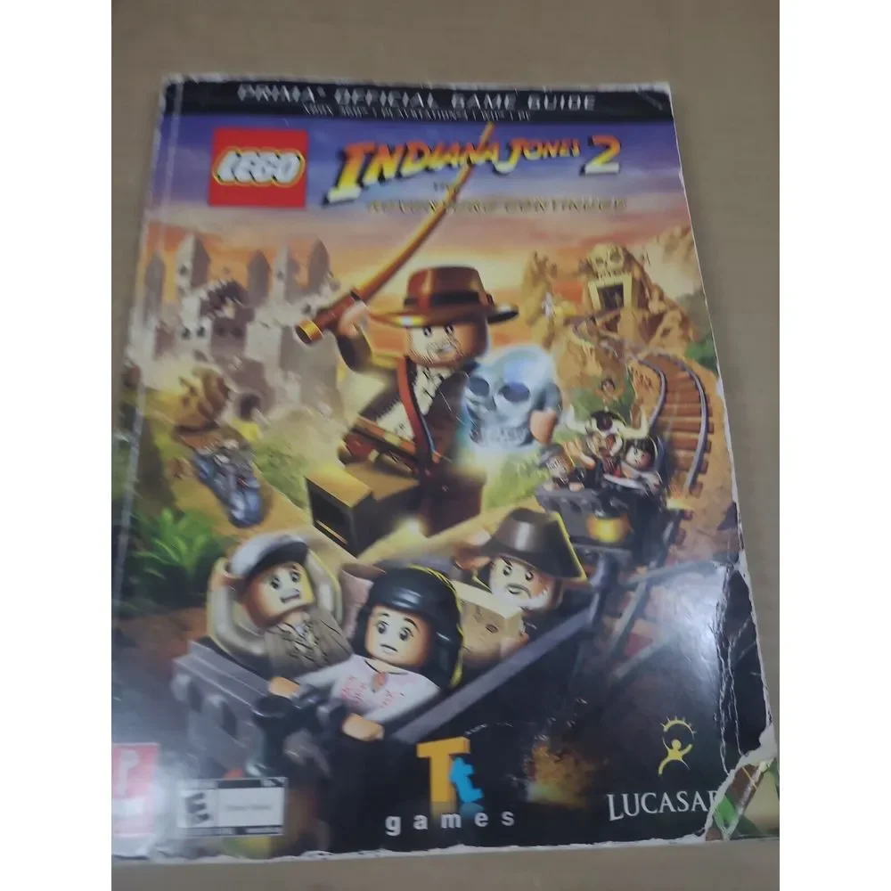 Lego Indiana Jones 2 Prima‎ Official Strategy Guide PS3 Xbox 360 Wii